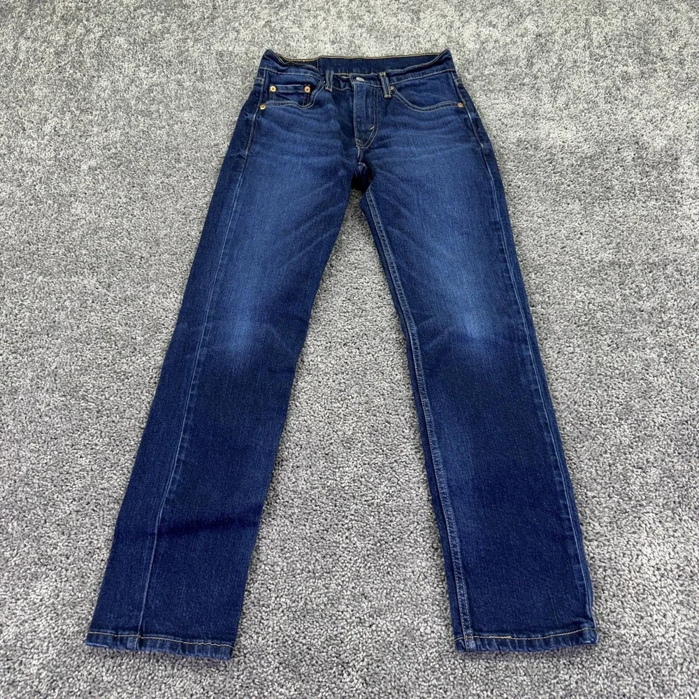 Levis 511 Jeans Mens 28x30 Blue Slim Denim Medium Wash Stretch Casual Logo